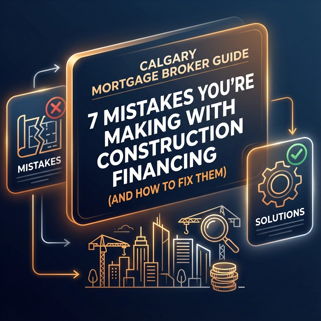 Calgary Mortgage Broker Guide: 7 Mistakes You're Making with Construction Financing (and How to Fix Them)