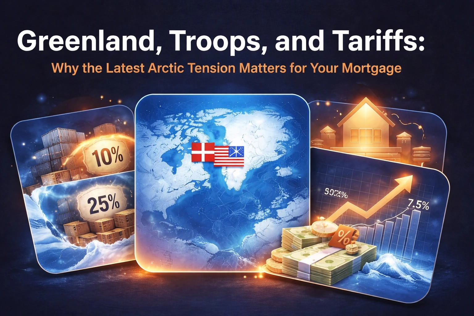 Greenland, Troops, and Tariffs: Why the Latest Arctic Tension Matters for Your Mortgage
