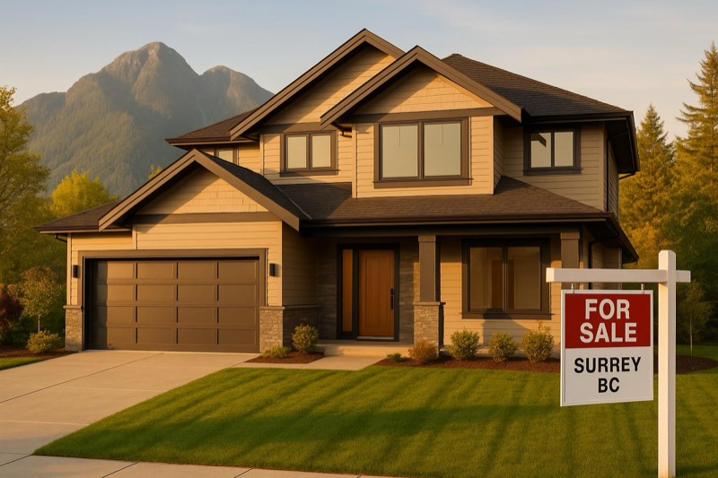 Modern home in Surrey BC - mortgage approval